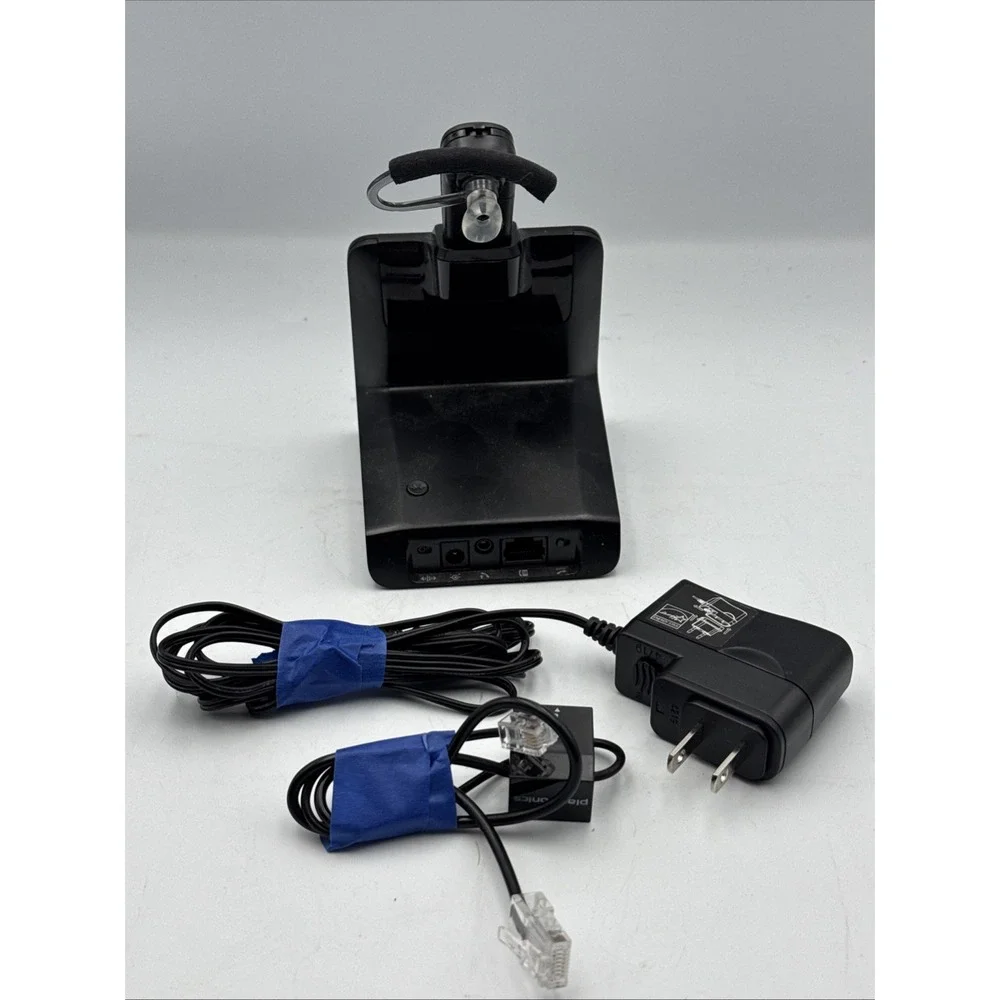 Plantronics CS540 Wireless Phone Headset + C054 Docking Base Station+AC Adapter